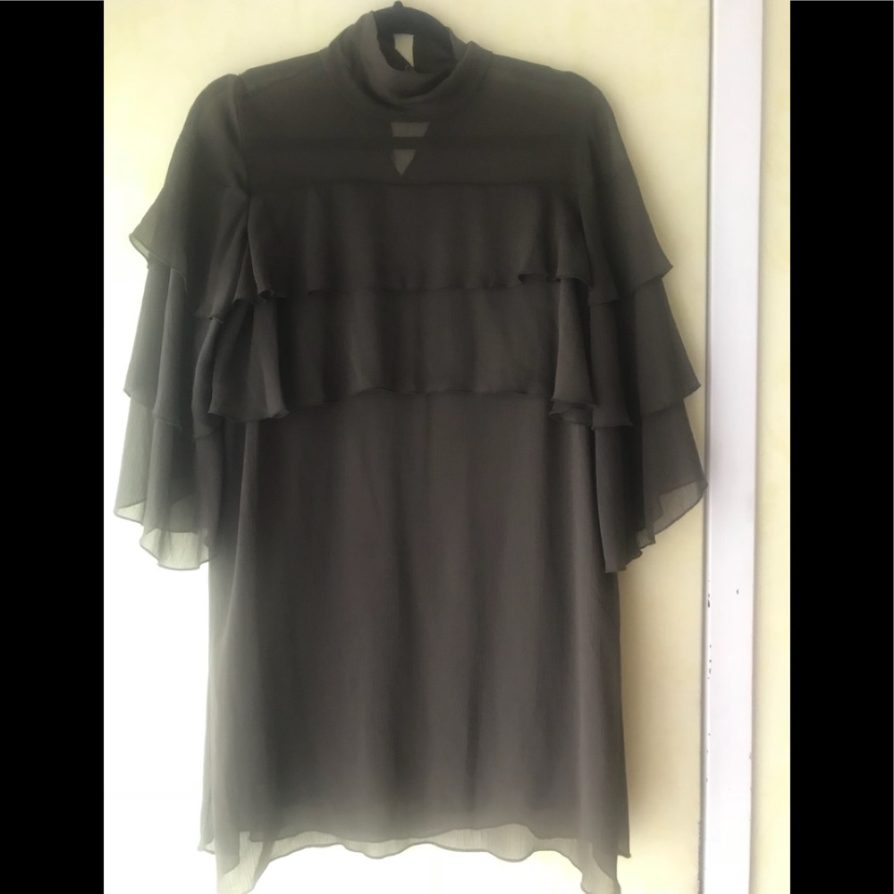 Zara mini ruffle dress